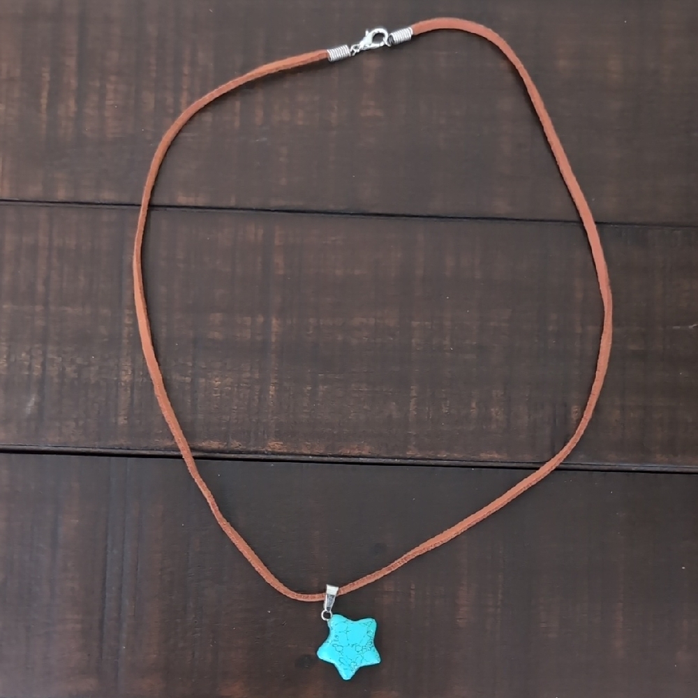 Necklace with Turquoise Star Pendant